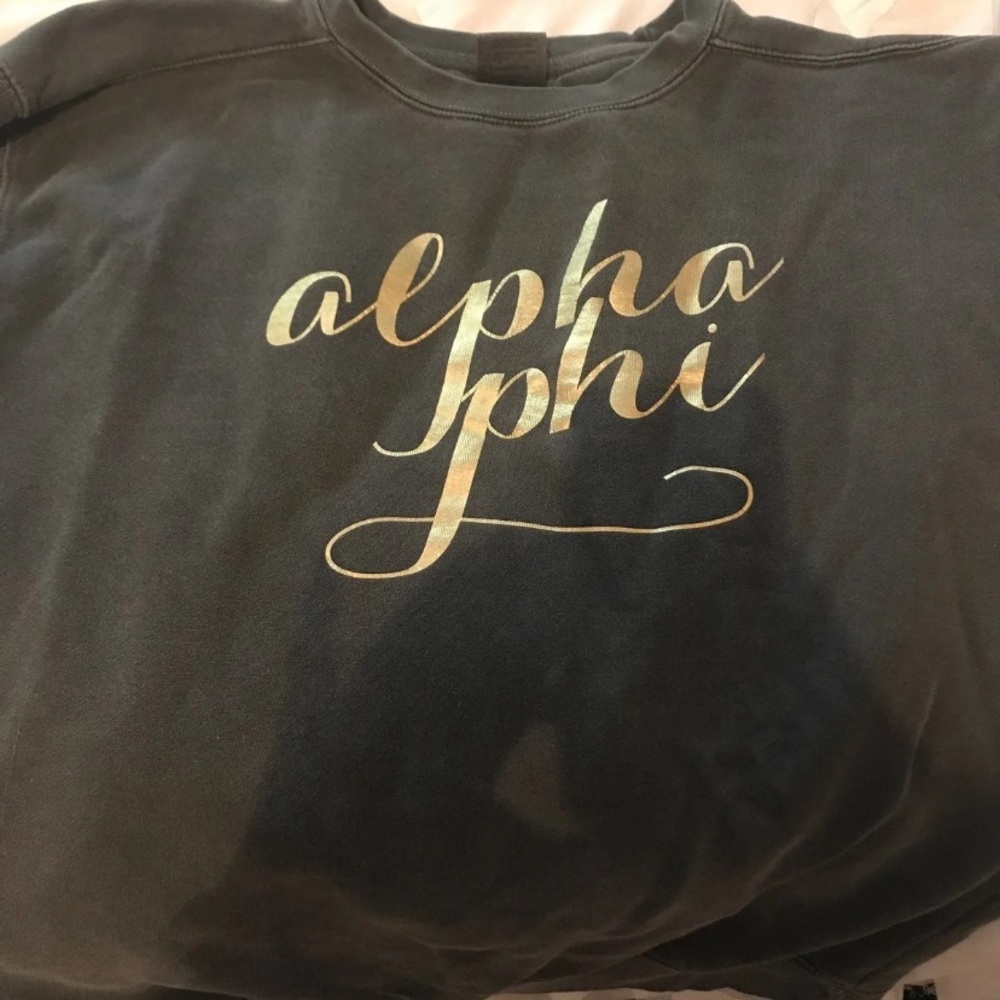 Alpha Phi Comfort Colors sweatshirt